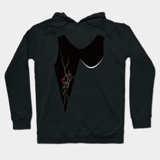 Half Sharp Black collar Hoodie